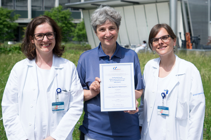 Triemli erhält Label «Qualität in Palliative Care»